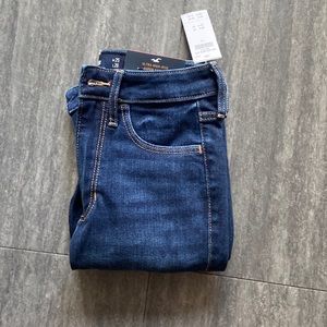 Hollister Ultra High-Rise Dark Wash Super Skinny Jeans